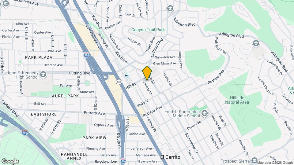 1750 Liberty St, Unit #4 Mapa y Detalles de la Ubicación