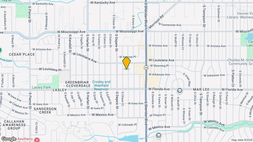 1377 S Chase St Map and Location Details