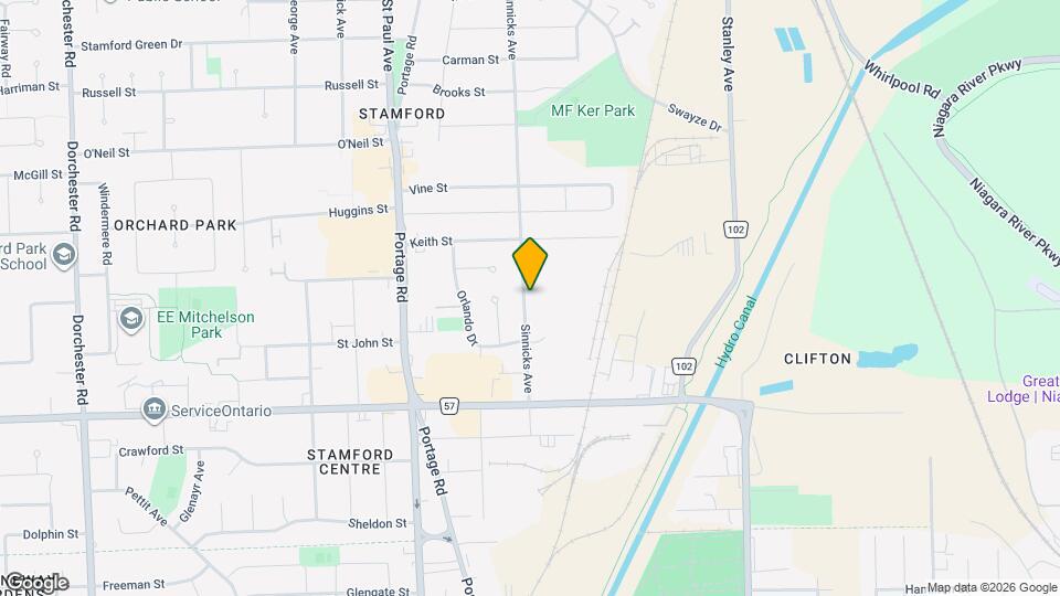 3784 Sinnicks Ave Map and Location Details