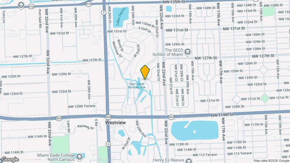 12372 NW 23rd Ct Map and Location Details