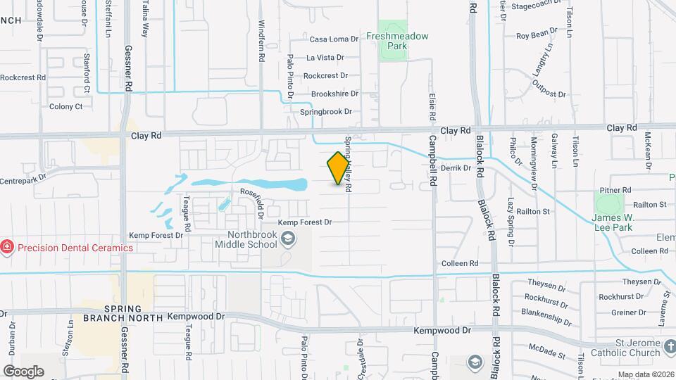 9710 Springmont Dr Map and Location Details