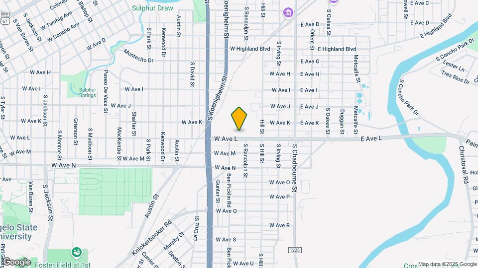 350 W Ave L Map and Location Details