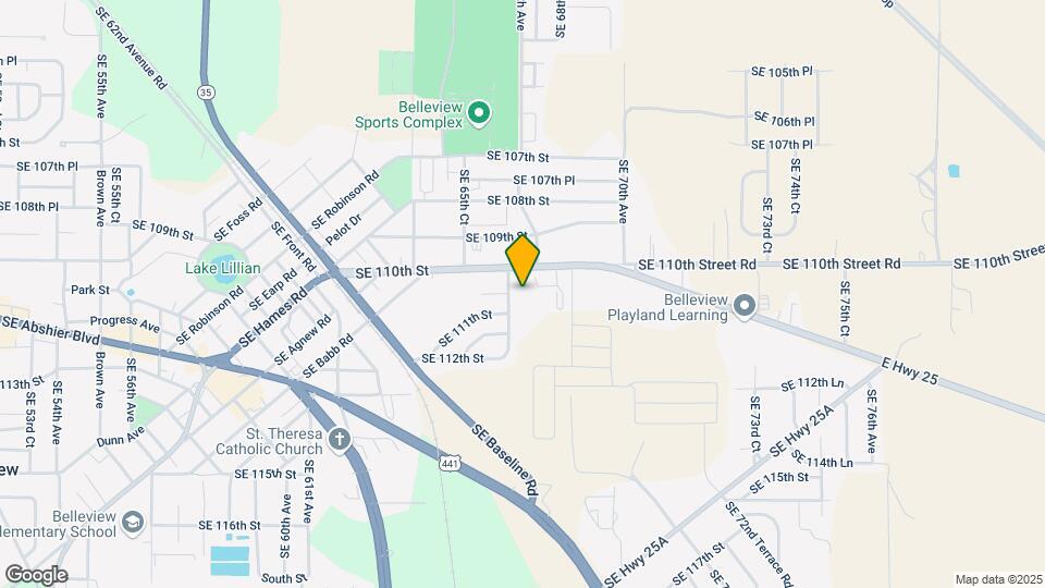 6696 SE 110th St Map and Location Details