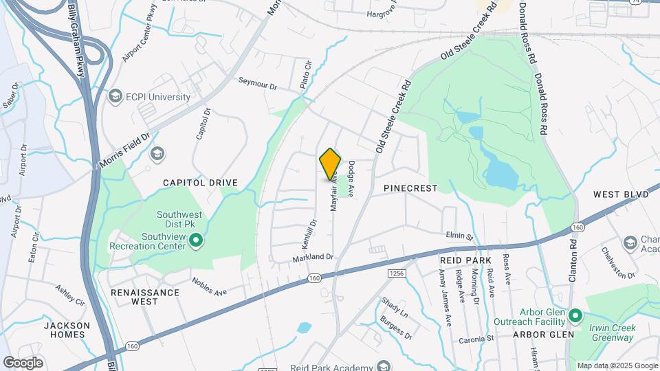 2716 Mayfair Ave Map and Location Details