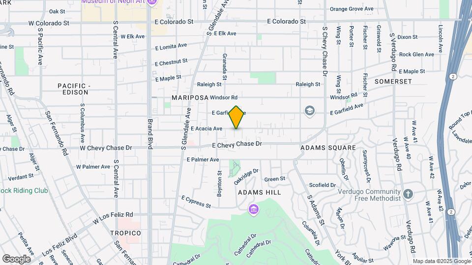 618 E Acacia Ave Map and Location Details