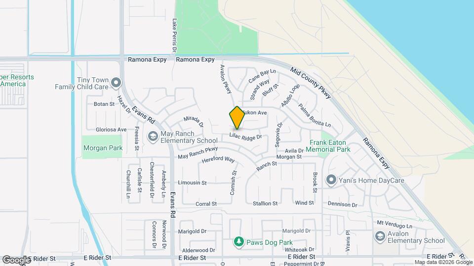 1240 Lilac Ridge Dr Map and Location Details