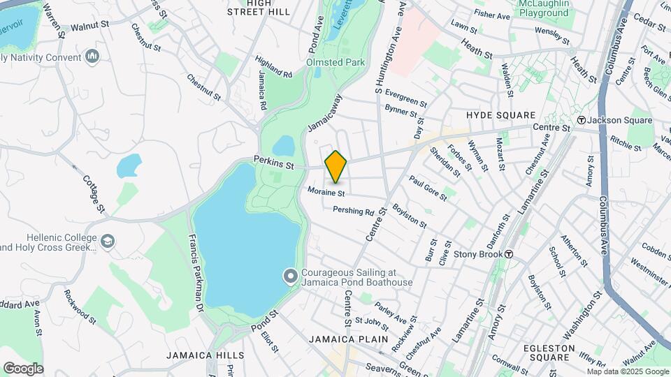 67 Moraine St, Unit 1 Map and Location Details