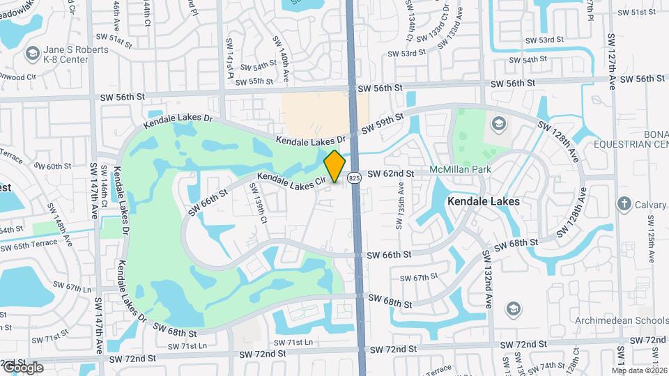 6221 SW 138th Ct Map and Location Details