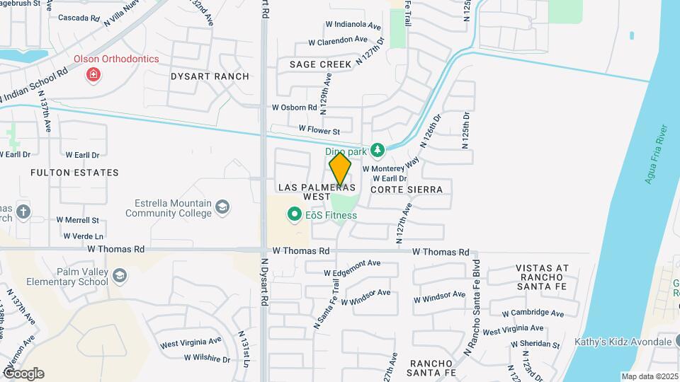 12917 W Earll Dr Map and Location Details