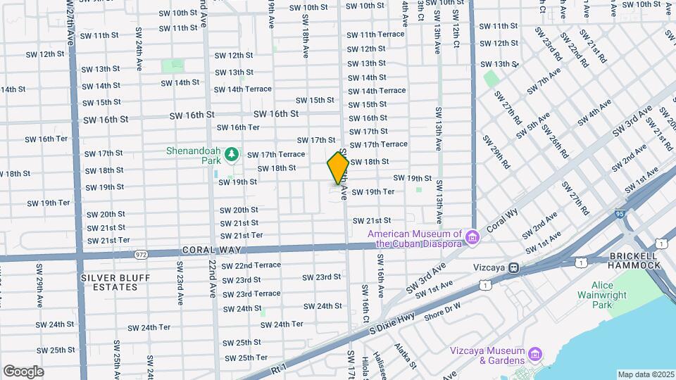 1904 SW 17th Ave Map and Location Details