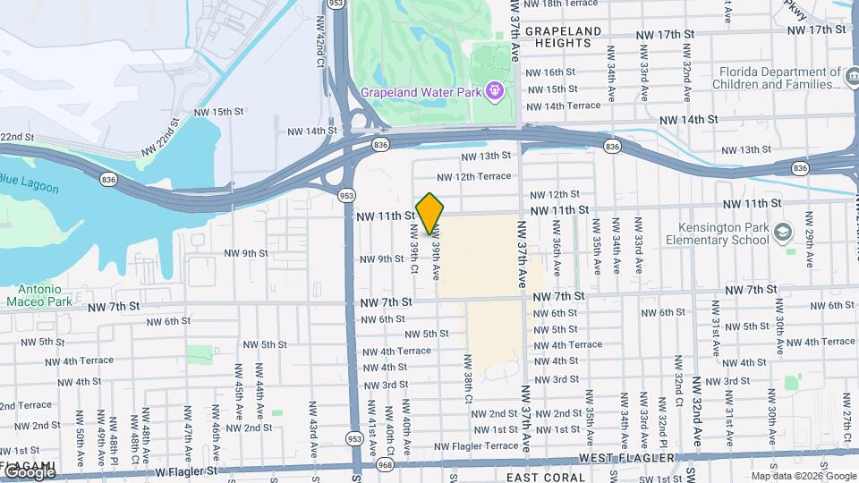 930 NW 39th Ave, Unit B Map and Location Details