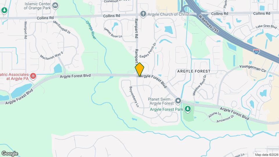 8407 Rampart Rd Map and Location Details