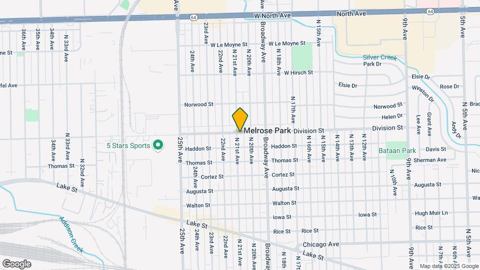 2014 Division St Mapa y Detalles de la Ubicación