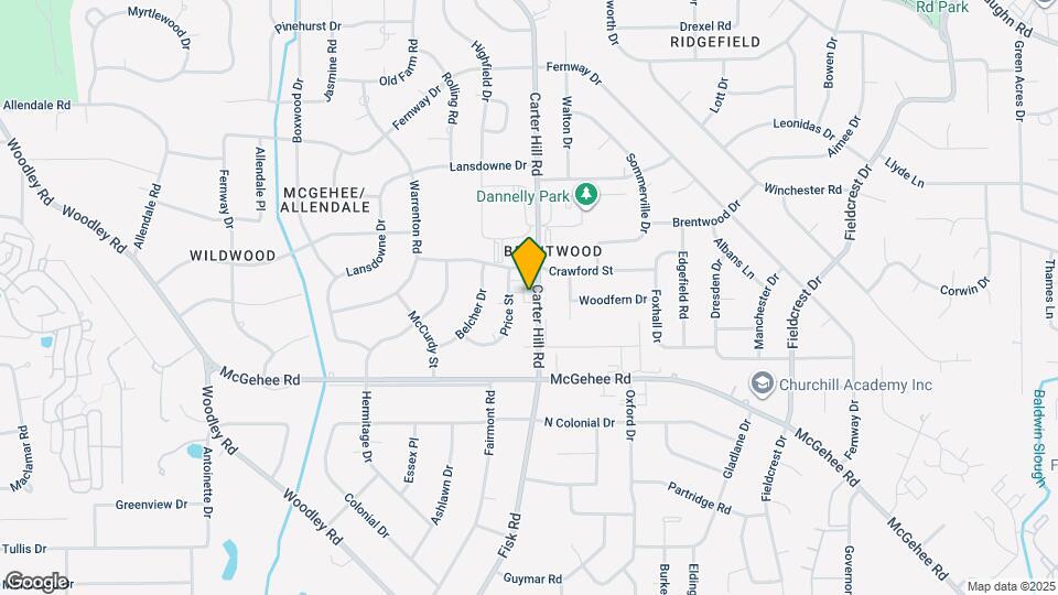 3528 Carter Hill Rd Map and Location Details