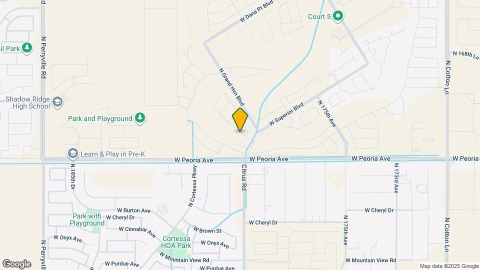 10808 N Brownsville Ln Map and Location Details