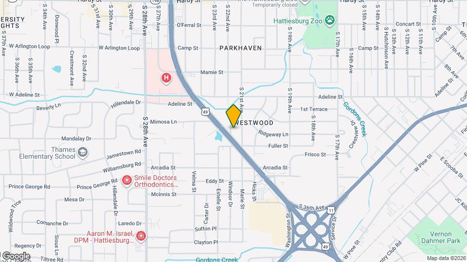 704 S 22nd Ave Map and Location Details