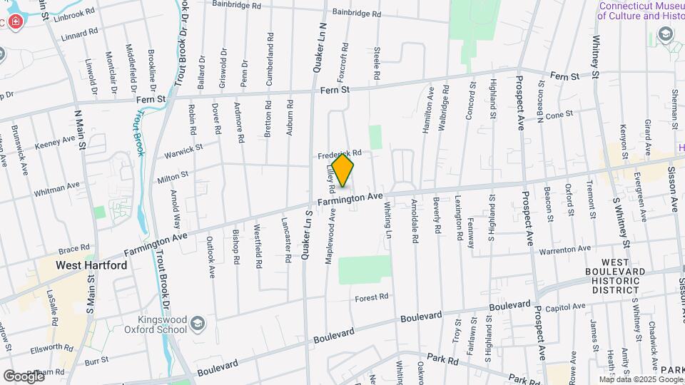 786 Farmington Ave Map and Location Details