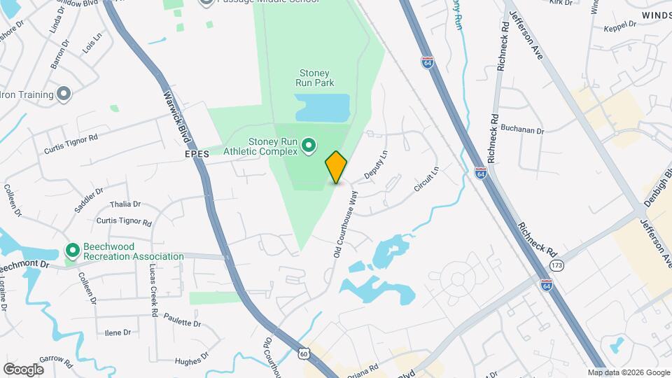 416 Hustings Ln Map and Location Details
