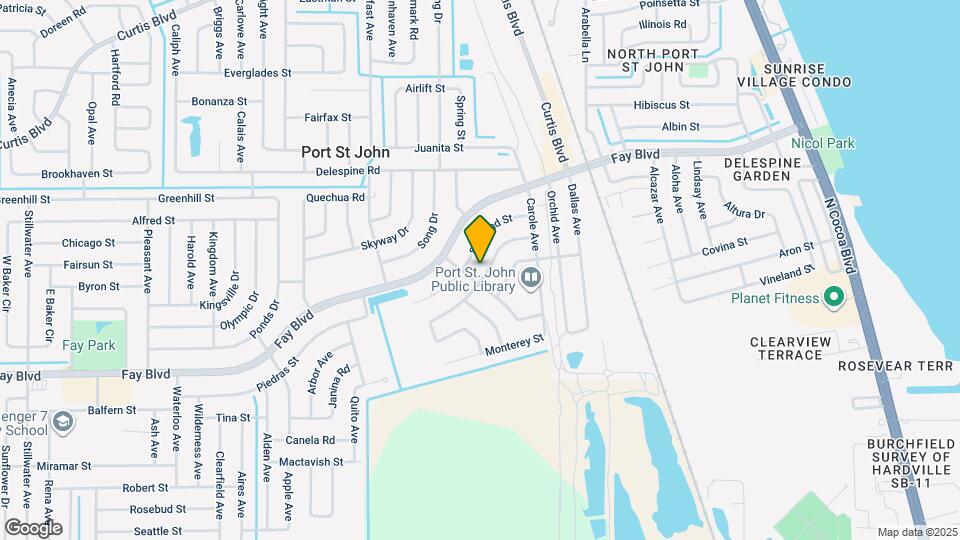3970 Oakland St Map and Location Details