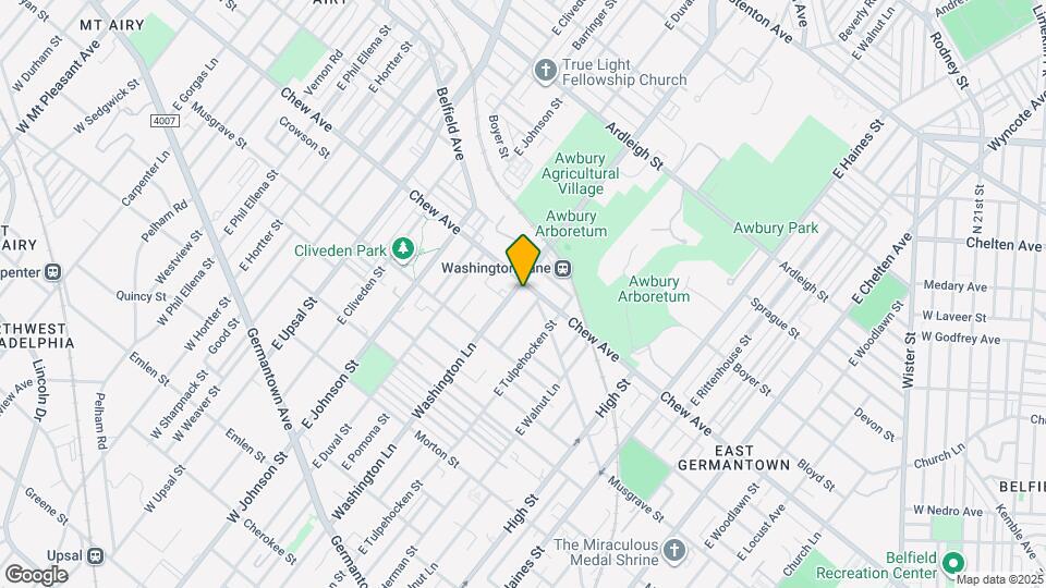 550 E Washington Ln Mapa y Detalles de la Ubicación