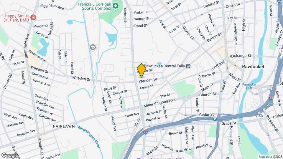 321 Weeden St Map and Location Details