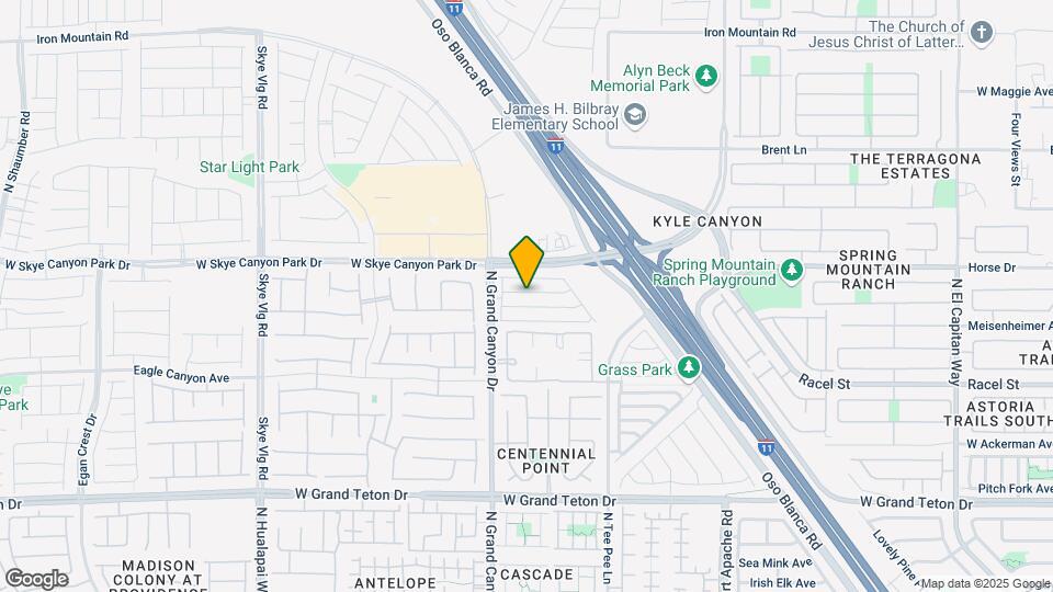 9511 Milkweed Canyon Ave Map and Location Details