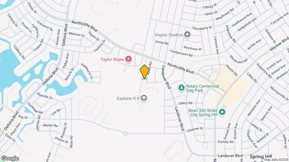 4283 Azora Rd Map and Location Details