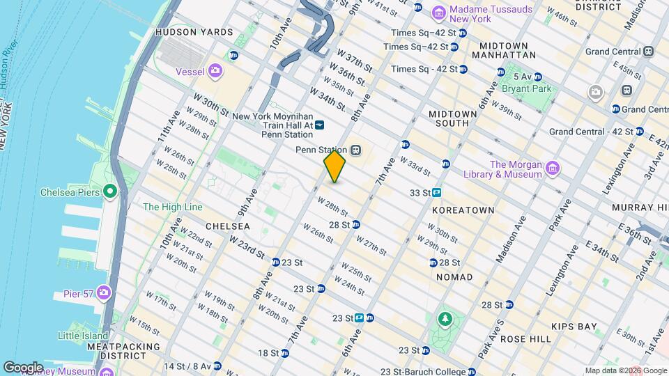 247 W 29th St Map and Location Details