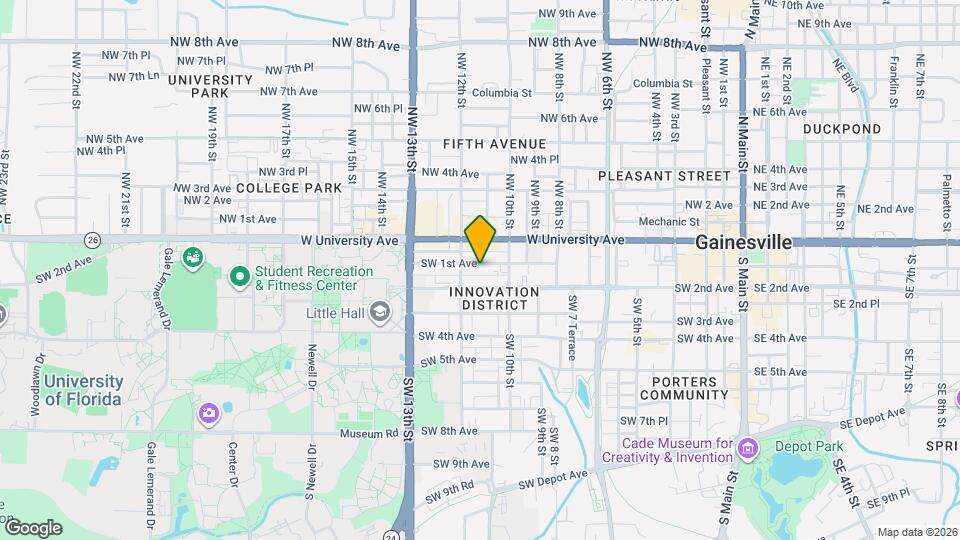 1107 SW 1st Ave Mapa y Detalles de la Ubicación