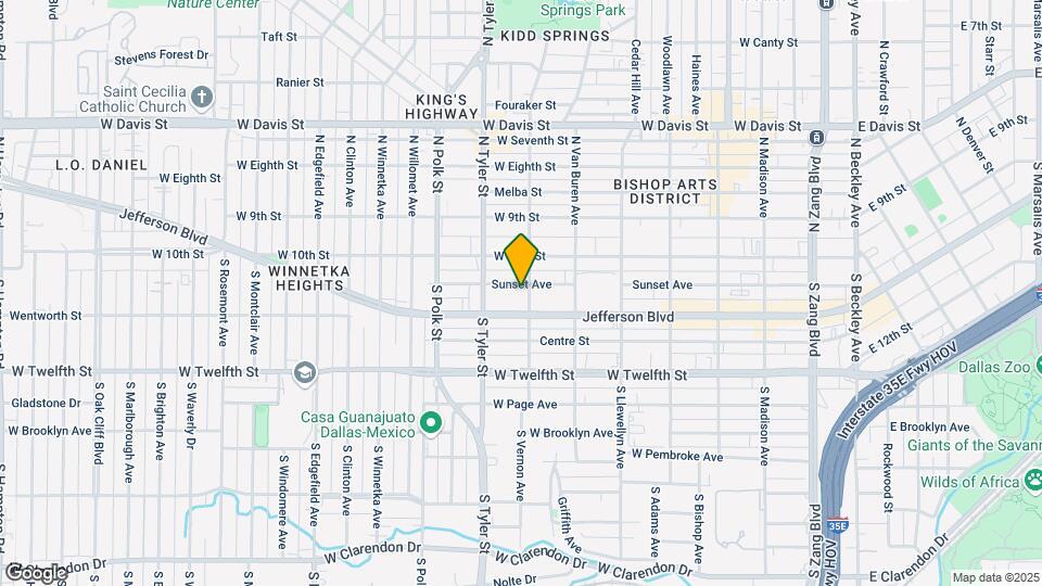 804 Sunset Ave Map and Location Details