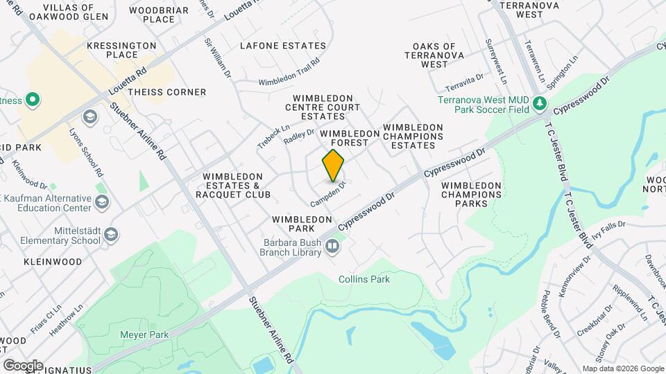 6610 Campden Dr Map and Location Details