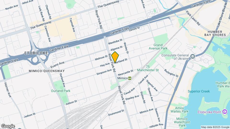 375 Royal York Rd Map and Location Details