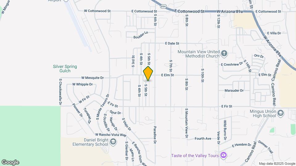 1033 S 5th St Map and Location Details