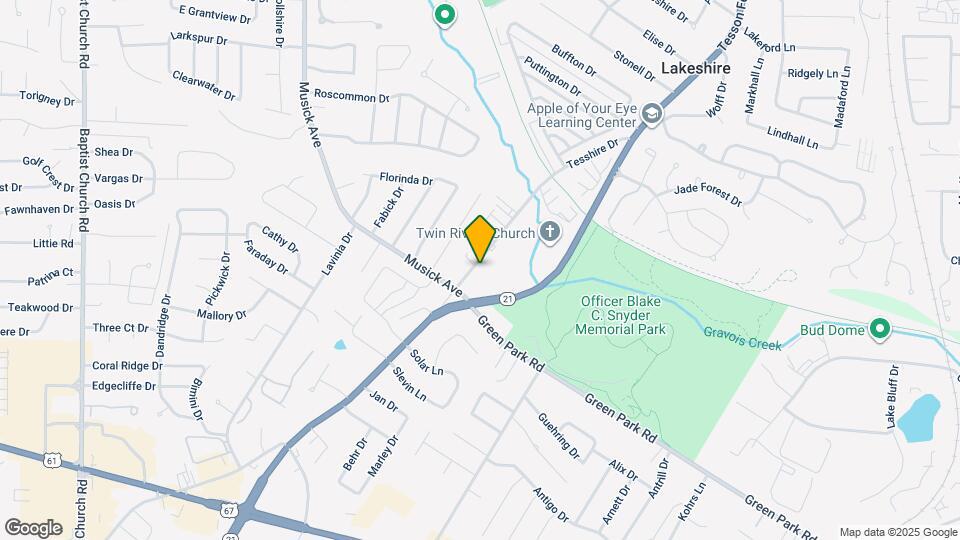 10720 Tesshire Dr Map and Location Details