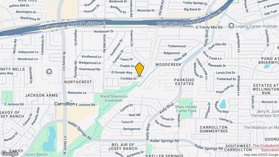 2174 Cordoba Dr Map and Location Details