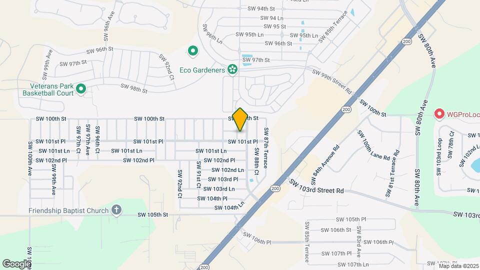 10079 SW 89th Ct Map and Location Details