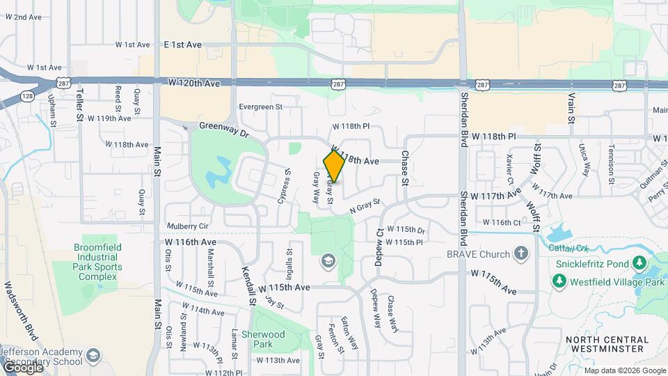 11742 N Gray St Map and Location Details