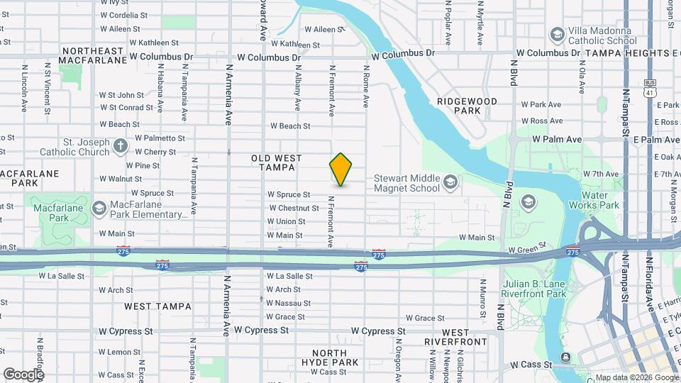 1739 W Spruce St Map and Location Details