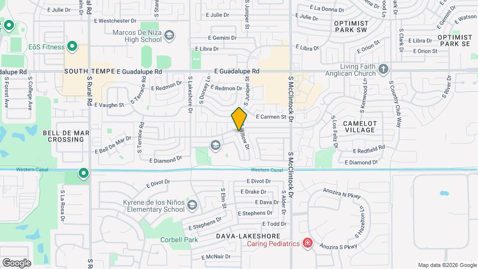 6806 S Willow Dr Map and Location Details