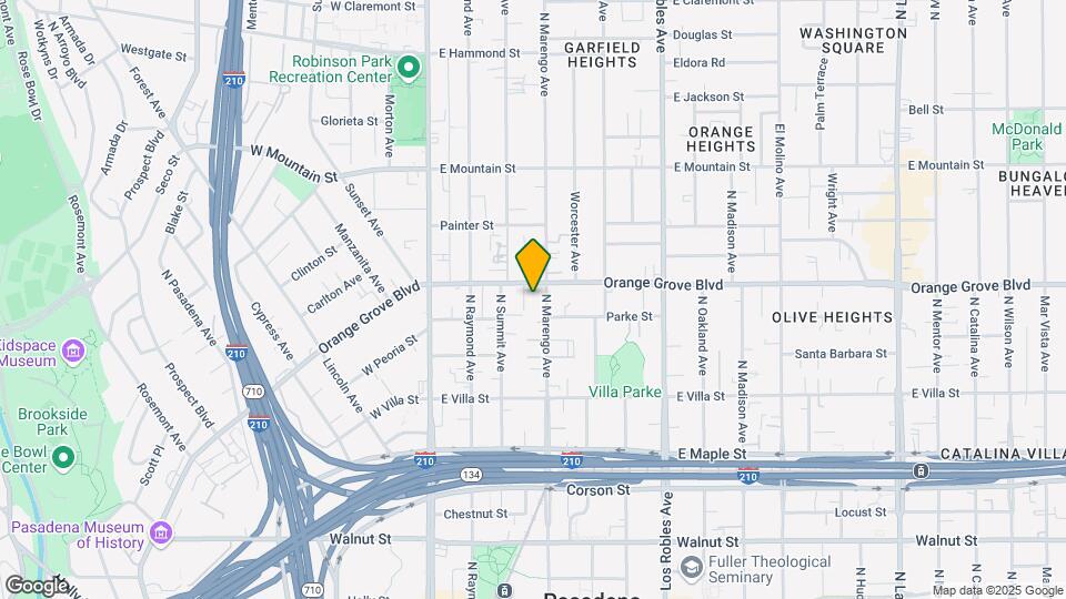 665 N Marengo Ave Map and Location Details