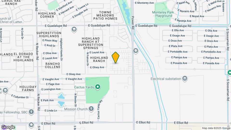 481 N Citrus Ln Map and Location Details