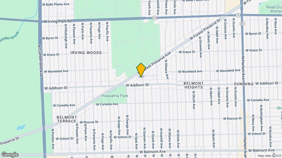 3618 N Ozanam Ave Map and Location Details