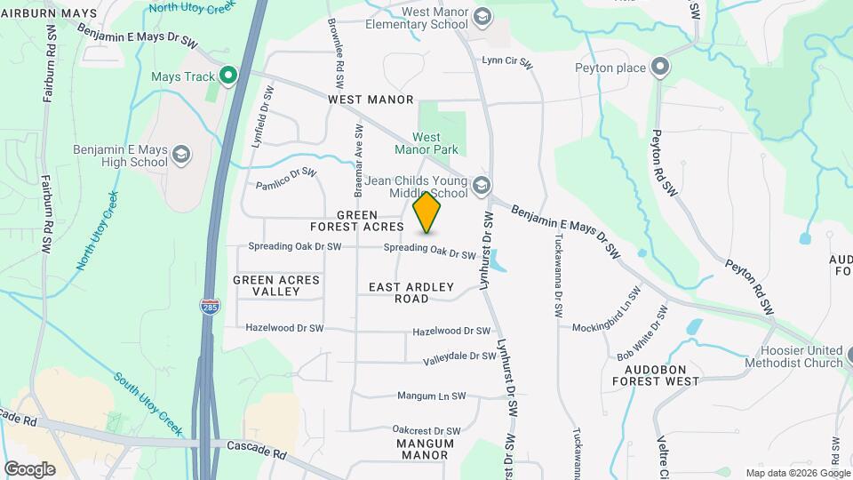 3173 Spreading Oak Dr SW Mapa y Detalles de la Ubicación