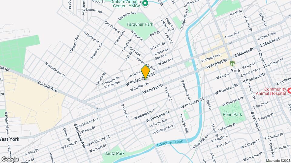 452 W Philadelphia St Map and Location Details