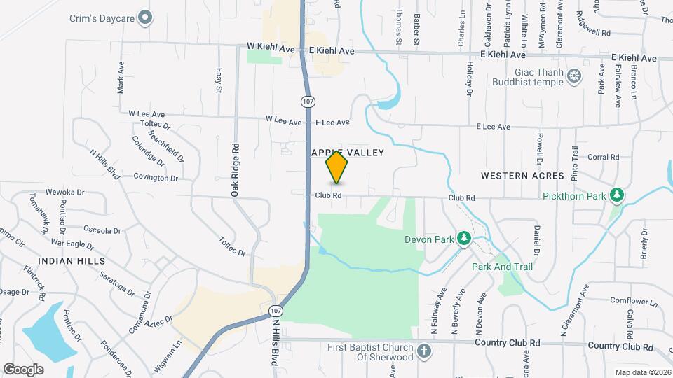 321 Club Rd Map and Location Details