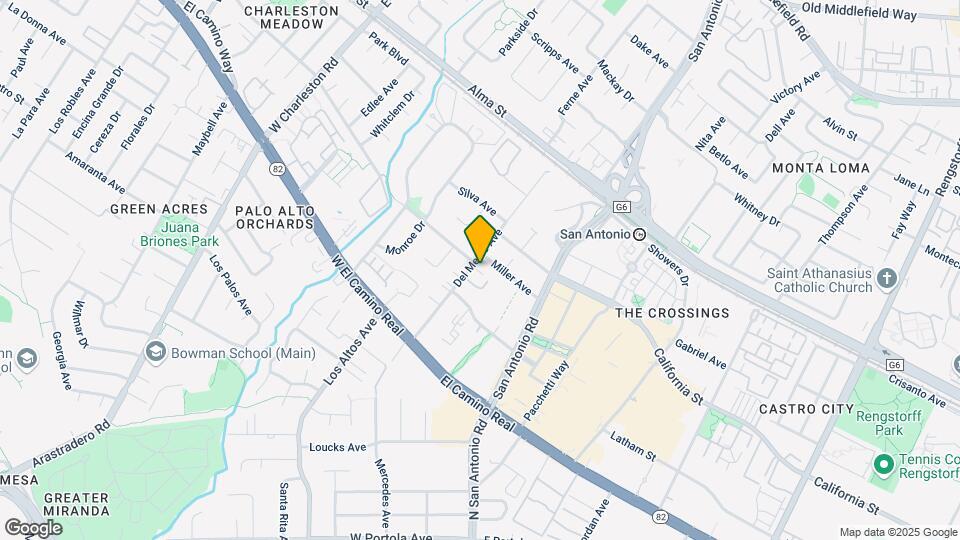 415 Del Medio Ave Map and Location Details
