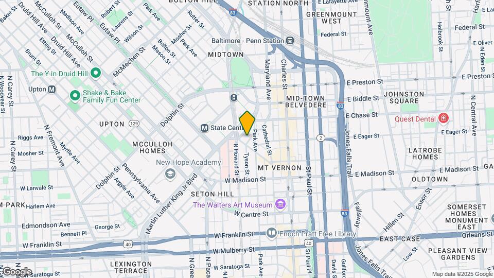 904 Tyson St Mapa y Detalles de la Ubicación
