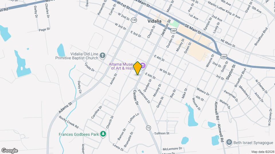 707 Jackson St Map and Location Details