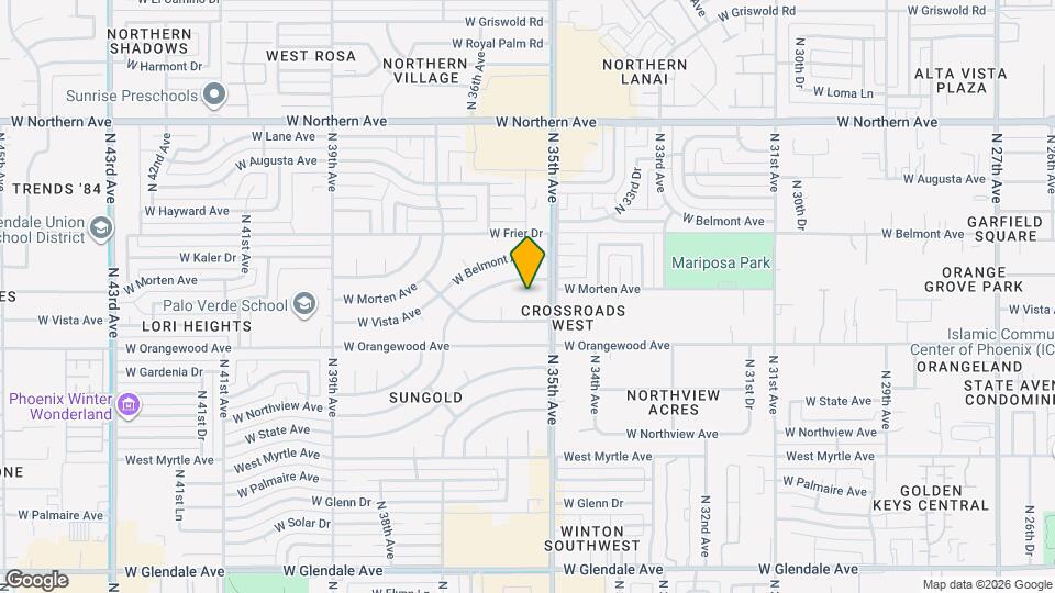 7541 N 35th Dr Map and Location Details