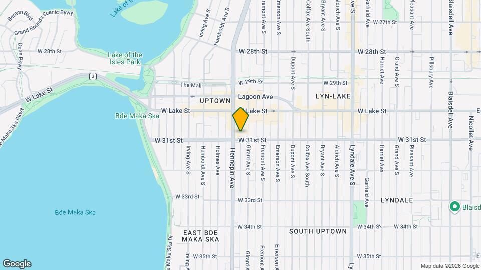 Uptown Tower Apartments Map and Location Details